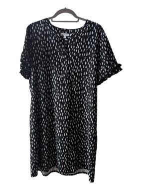 Chico's Zenergy Neema Pebble Ruffled Sleeve Dress - NWOT!